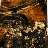 Large stabilized box elder burl wood block