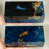 Large stabilized box elder burl wood block