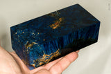 Large stabilized box elder burl wood block