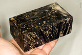 Large stabilized box elder burl wood block