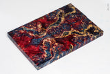 Stabilized box elder burl wood scales