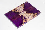 Stabilized box elder burl wood scales