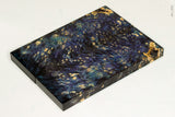 Stabilized box elder burl wood scales