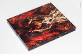 Stabilized box elder burl wood scales