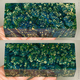 Stabilized box elder burl wood block