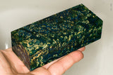 Stabilized box elder burl wood block