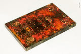 Stabilized box elder burl wood scales