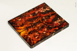 Stabilized box elder burl wood scales