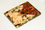 Stabilized box elder burl wood scales