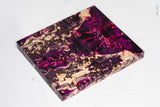 Stabilized box elder burl wood scales
