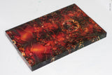 Stabilized box elder burl wood scales