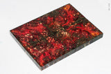 Stabilized box elder burl wood scales