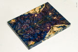 Stabilized box elder burl wood scales