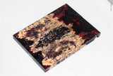 Stabilized box elder burl wood scales