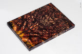 Stabilized box elder burl wood scales