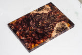 Stabilized box elder burl wood scales