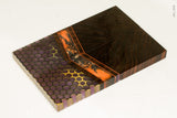 Stabilized box elder wood segmented scales