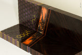 Stabilized box elder wood segmented scales