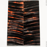 Stabilized curly cotton wood panels