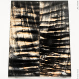 Stabilized curly cotton wood panels