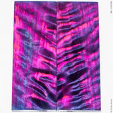 Stabilized curly cotton wood panels