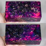Large stabilized box elder burl wood block