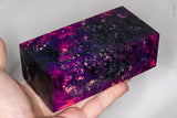Large stabilized box elder burl wood block