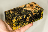Large stabilized box elder burl wood block