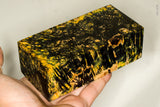 Large stabilized box elder burl wood block