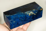 Stabilized box elder burl wood block
