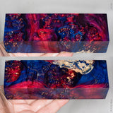 Stabilized box elder burl wood block