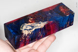 Stabilized box elder burl wood block