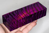 Stabilized curly cottonwood block