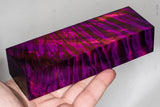 Stabilized curly cottonwood block