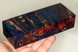 Stabilized box elder burl wood block
