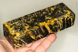 Stabilized box elder burl wood block