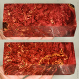 Stabilized box elder burl wood block