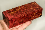 Stabilized box elder burl wood block