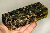 Stabilized box elder burl wood block