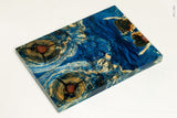 Stabilized box elder burl wood scales