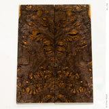 Stabilized oak burl wood scales