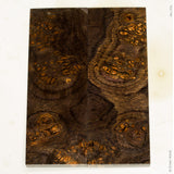 Stabilized oak burl wood scales