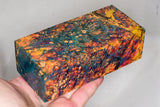 Large stabilized box elder burl wood block