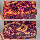 Large stabilized box elder burl wood block