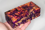 Large stabilized box elder burl wood block
