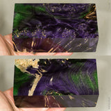 Large stabilized box elder burl wood block