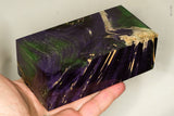 Large stabilized box elder burl wood block