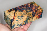 Large stabilized box elder burl wood block
