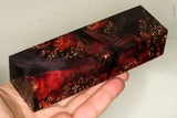 Stabilized box elder burl wood block