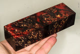 Stabilized box elder burl wood block